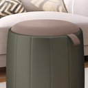 Ver imagem 2 de Puff Gourmet Banqueta Esther para Sala, Quarto ou Escritório - Verde Oliva