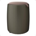 Ver imagem 4 de Puff Gourmet Banqueta Esther para Sala, Quarto ou Escritório - Verde Oliva