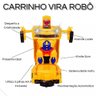 Carro Vira Robo Som Luz Carrinho Brinquedo Menino Camaro - 6
