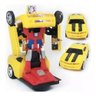 Carro Vira Robo Som Luz Carrinho Brinquedo Menino Camaro - 5