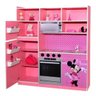 Kit Cozinha Infantil Da Minnie 130cm em MDF Brinquedo Criança Feliz - 3