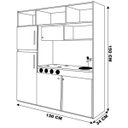 Ver imagem 4 de Kit Cozinha Infantil Da Minnie 130cm em MDF Brinquedo Criança Feliz