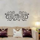 Ver imagem 1 de Adesivo de Parede Decorativo Sala Flor de Lótus