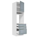 Ver imagem 7 de Torre Quente Madesa Lux 60 cm 1 Porta 3 Gavetas Branco/Cinza