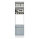 Ver imagem 5 de Torre Quente Madesa Lux 60 cm 1 Porta 3 Gavetas Branco/Cinza