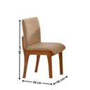 Ver imagem 3 de Conjunto Sala de Jantar Bella Tampo 220cm Laqueado Canto Moeda com Vidro e 8 Cadeiras Bella