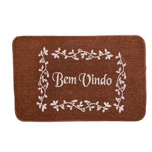 Capacho Estampado 40x60 100% Propileno - Marrom