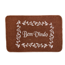 Ver imagem 1 de Capacho Estampado 40x60 100% Propileno - Marrom