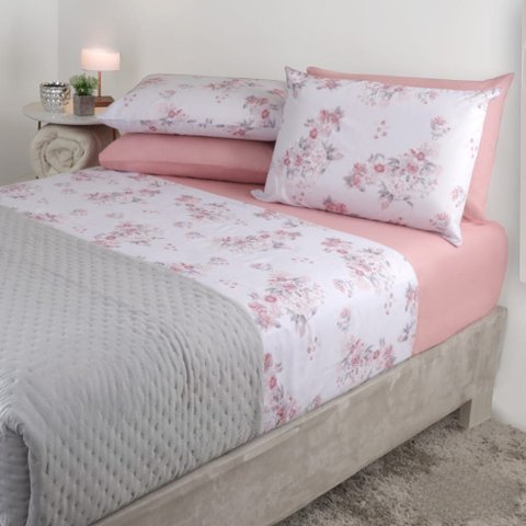 Jogo de Cama Queen Duplo 4 Peças Sultan Sonhare Bronze Lisboa