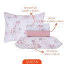 Ver imagem 3 de Jogo de Cama Queen Duplo 4 Peças Sultan Sonhare Bronze Lisboa