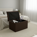 Ver imagem 2 de Puff Baú Opala Decorativo Organizador Quarto Infantil:marrom