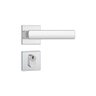 Fechadura Externa 803/35 Roseta Quadrada Inox - Stam - 1
