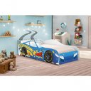 Ver imagem 2 de Cama Carro Kaboom Azul Solteiro com Colchão