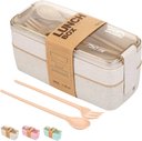 Ver imagem 5 de Ultra Marmita Fitness Lunch Box 900ml 3 Divisórias Bege