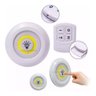 Kit 3 Spot Lampadas Luminaria Led Controle sem Fio Remoto - 5
