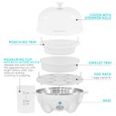 Ver imagem 3 de Elite Gourmet Egc-007## Panela Elétrica de Ovos Rápida 7-ovos Branco