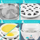 Ver imagem 7 de Elite Gourmet Egc-007## Panela Elétrica de Ovos Rápida 7-ovos Branco