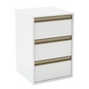 Ver imagem 1 de Mesa de CABECEIRA100% MDF 3 Gavetas Branco