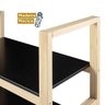 Conjunto Home Office com 1 Mesa e 2 Estantes em Madeira Maciça Guará CabeCasa MadeiraOriginals - 9