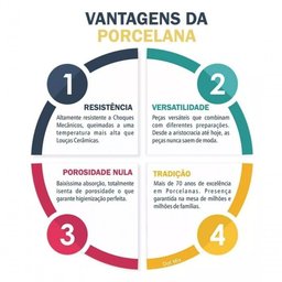 Aparelho Jogo de Jantar Cha Porcelana 20 Peças Iguaçu Germer - 8