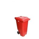 Ver imagem 2 de Lixeira Contentor Plastico Tipo Gari 240 Litros Cor:marrom