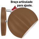 Ver imagem 4 de Arandela Retrô Bola Lavabo Banheiro Corredor Sacada Cobre