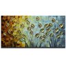 Quadro Pintura Tela anos long pintados fade gold Quarto 5434: 50cm (A) x 100cm (L) - 2