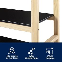 Conjunto 2 Estantes Livreiro Alta Madeira Maciça Guará CabeCasa MadeiraOriginals - 4 Conjunto 2 Estantes Livreiro Alta Madeira Maciça Guará CabeCasa MadeiraOriginals - 4