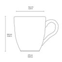 Ver imagem 4 de Caneca Titanium em Stoneware Azul 273ml Porto Brasil