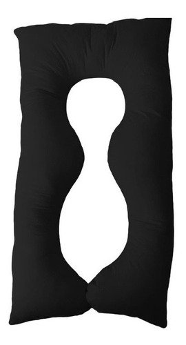 Travesseiro Gigante 170x80cm Happy Line - Preto - 2