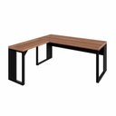 Ver imagem 5 de Mesa para Escritório em L Mesa L Escritório Industrial 150cm Nogal com Preto F5 Office