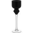 Ver imagem 1 de Vaso Decorativo Enfeite Casa Vidro 40x12x12cm Preto