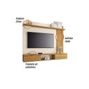 Ver imagem 4 de Painel Suspenso Lecce C/ 2 Portas 160x135 Cinamomo Off White Painel Lecce Ripado Cinamomo Off White 