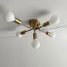 Lustre Sputnik Luminaria Assimetrico 5 Lampadas E27 Casa Recepçao Sala Quarto Residencial Comercial  - 13