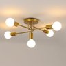 Lustre Sputnik Luminaria Assimetrico 5 Lampadas E27 Casa Recepçao Sala Quarto Residencial Comercial  - 12