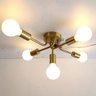 Lustre Sputnik Luminaria Assimetrico 5 Lampadas E27 Casa Recepçao Sala Quarto Residencial Comercial  - 14