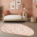 Ver imagem 1 de Tapete Infantil Rosé Antiderrapante Orgânico Rock Números 2,00x2,50m