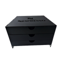 Ver imagem 1 de Porta Capsula Café Nespresso Preto 75 Capsulas Gaveta