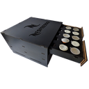 Ver imagem 3 de Porta Capsula Café Nespresso Preto 75 Capsulas Gaveta