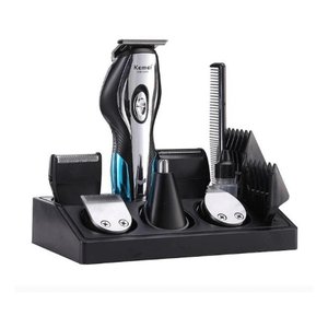 Máquina Cortar Cabelo Nariz Barba Profissional Kemei sem Fio