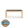 Conjunto Mesa de Jantar e 2 Bancos Madeira Maciça Guará Cabecasa Madeiramadeira - 5