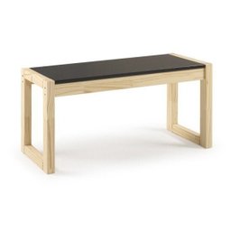 Conjunto Mesa de Jantar e 2 Bancos Madeira Maciça Guará Cabecasa Madeiramadeira - 9