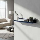 Ver imagem 4 de Prateleira Chapa Metal Azul Marinho 50cm
