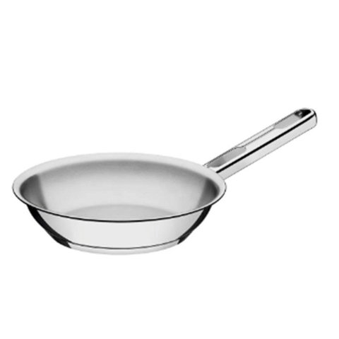Panela Frigideira Allegra em Aço Inox 20cm com Fundo Triplo