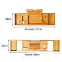 Ver imagem 2 de Bandeja de Madeira Expansível para Banheira para Suporte