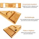 Ver imagem 5 de Bandeja de Madeira Expansível para Banheira para Suporte