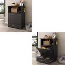 Ver mais imagens de Balcão Multiuso/comedouro para Cães e Gatos Multimóveis Mp6026 Preto