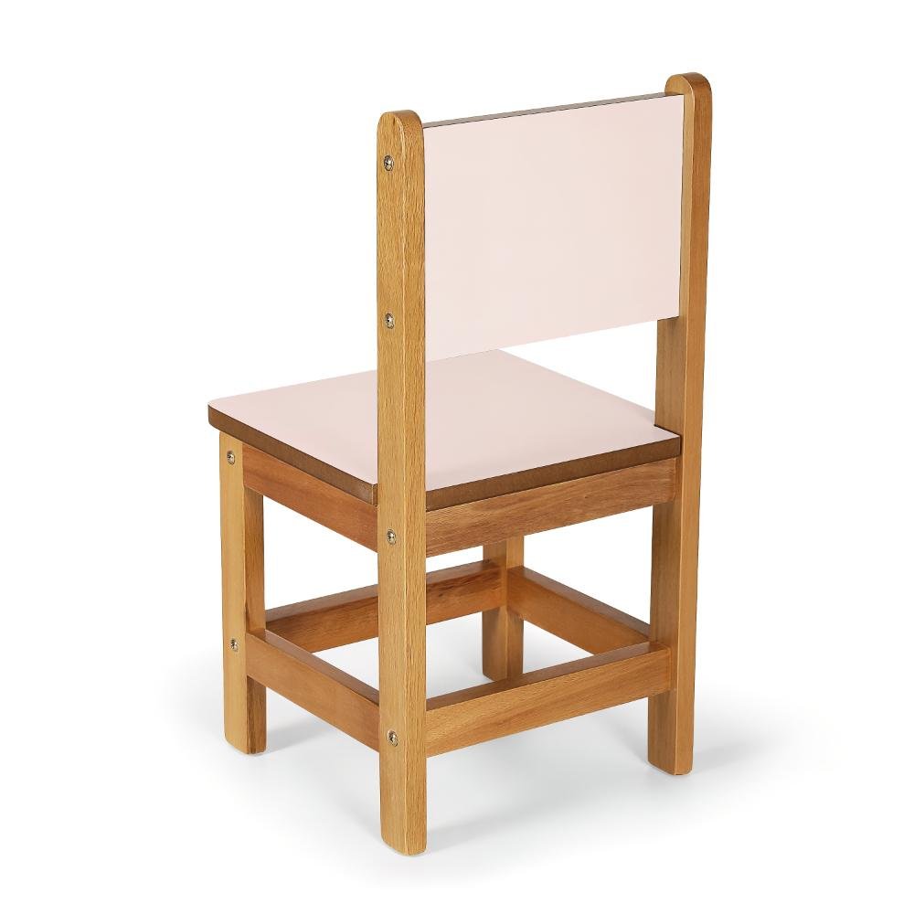 Conjunto Mesa Infantil Gabi 60x60cm com 4 Cadeiras Manu - Rosa - 5