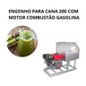 Engenho de Cana Fc200 Rolo Inox com Motor Combustão Gasolina Copametal - 5