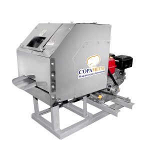 Engenho de Cana Fc200 Rolo Inox com Motor Combustão Gasolina Copametal